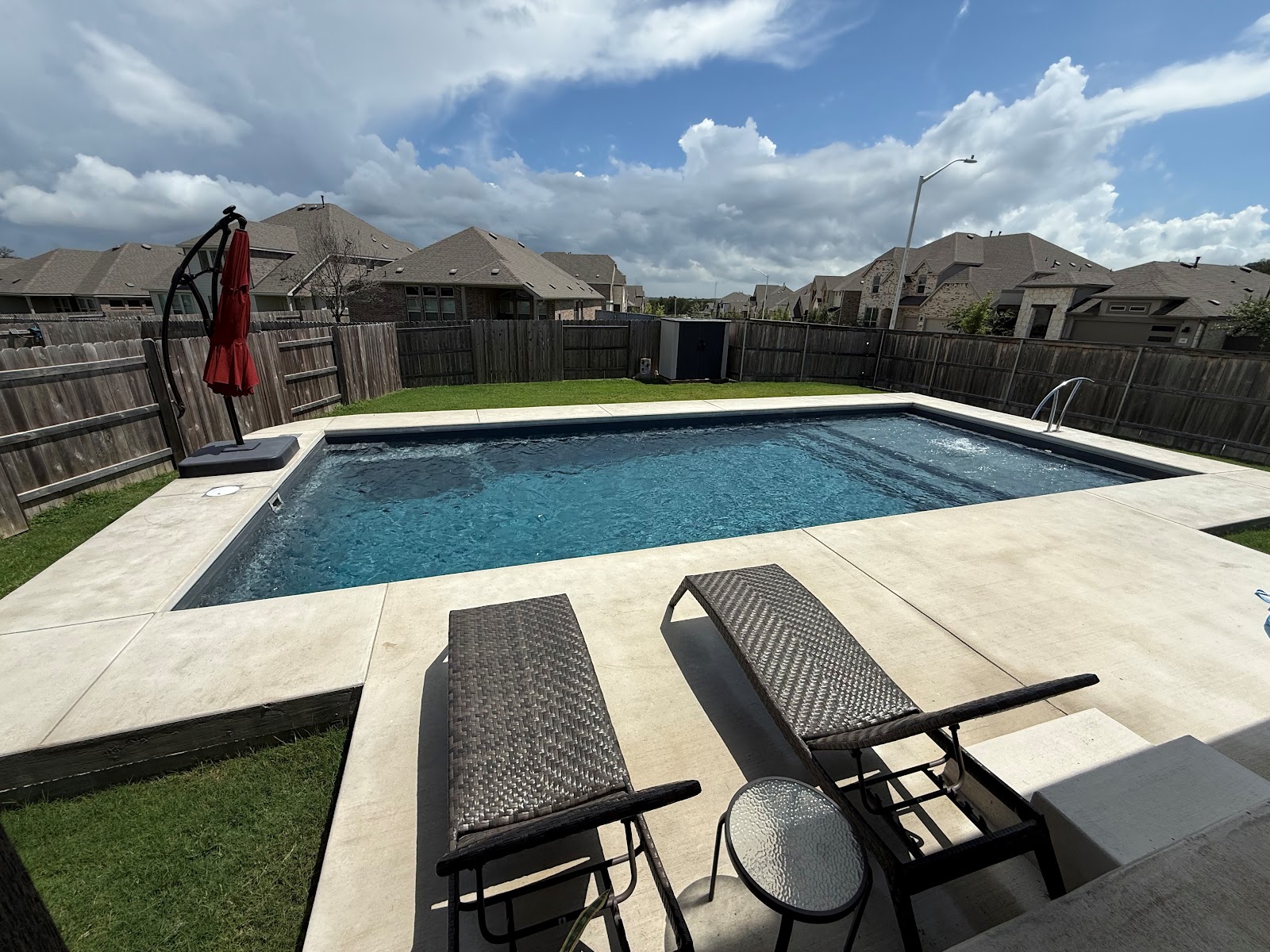 Modern Fiberglass Pool in Stamford
